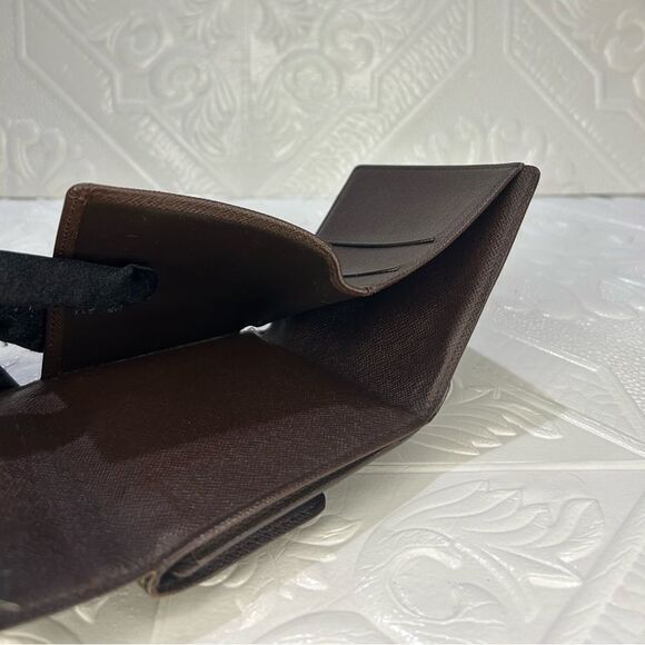 2012 LOUIS VUITTON Damier Ebene Pattern Elise Wallet - Picture 10 of 12